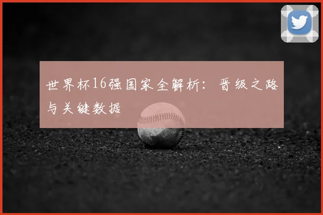 世界杯16强国家全解析:晋级之路与关键数据
